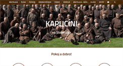 Desktop Screenshot of kapucini.sk